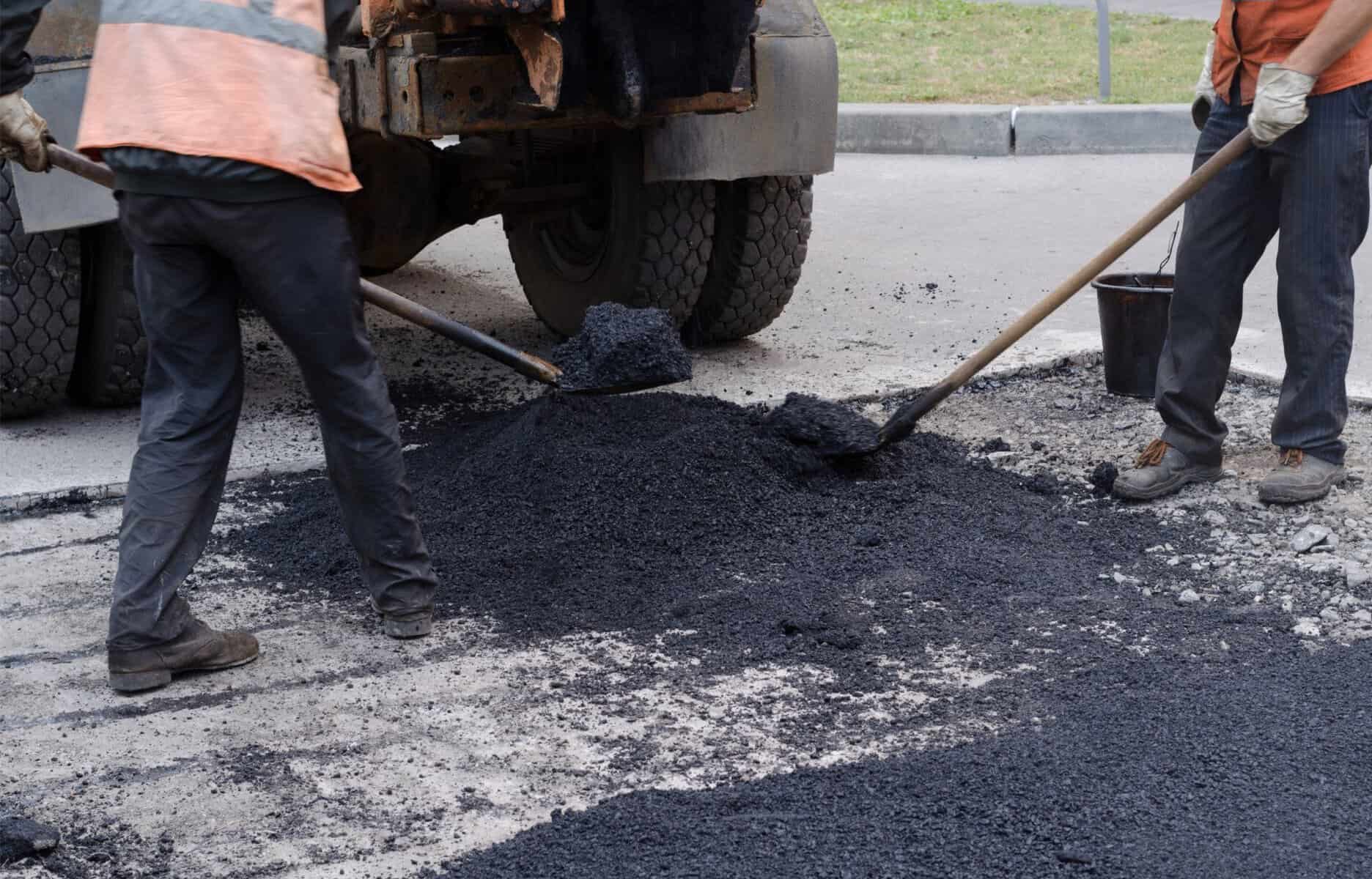 Surface patching is a less expensive alternative to complete replacement for repairing a damaged region.